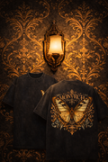 MONVRCH Black Acid Wash T Shirt